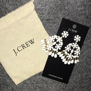 JCrew White Earrings